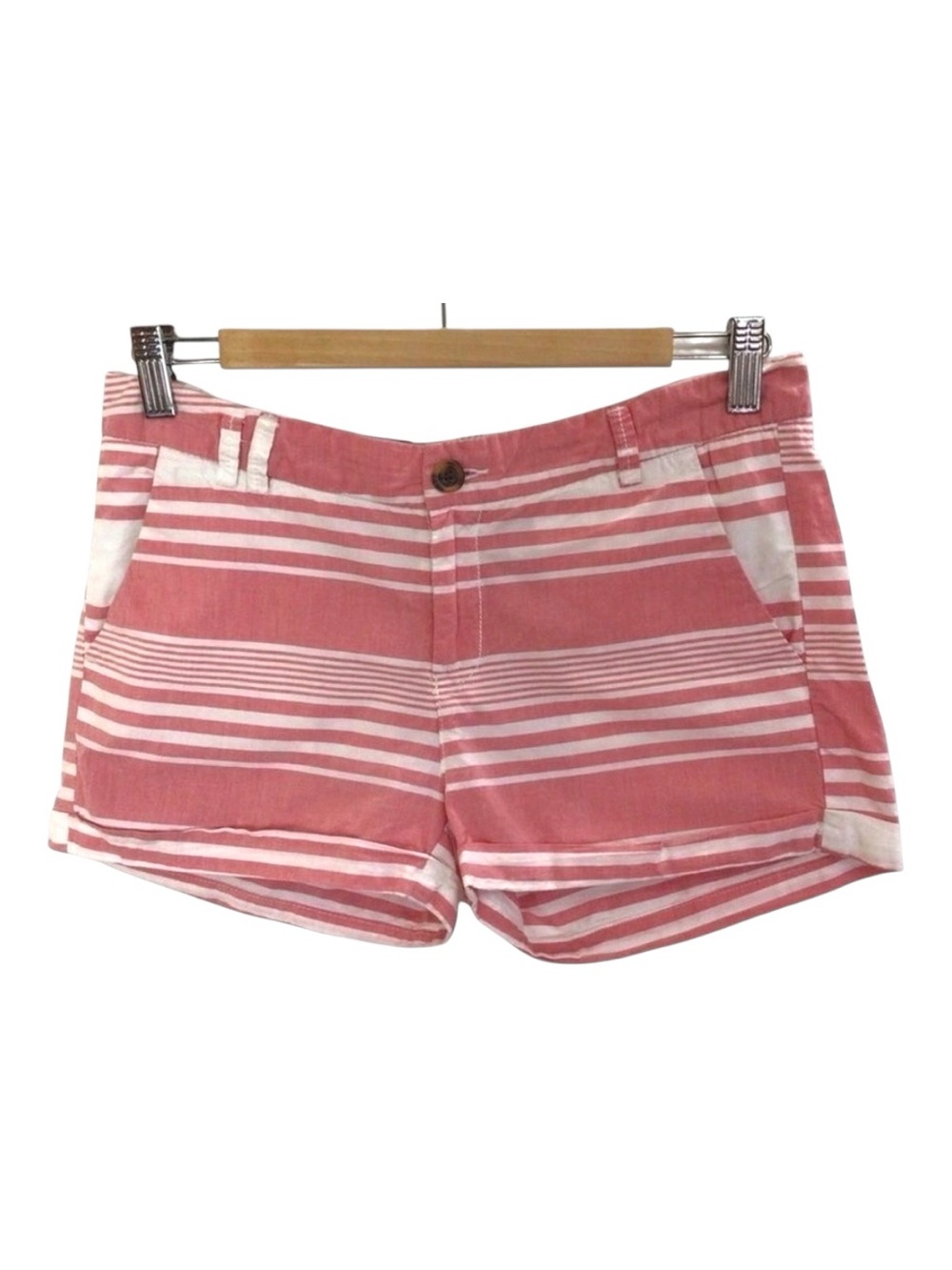 L.o.g.g. Shorts size 4 cotton shorts pink white Label of graded goods stβ¦